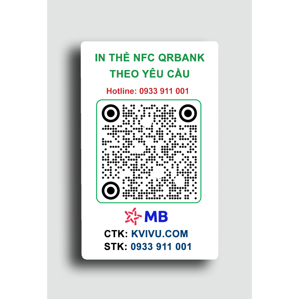 Mã qr code ngân hàng | in thẻ nhựa nfc mã qr code ngân hàng theo yêu ...