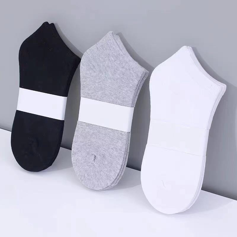 Combo Đôi Tất Nam Cổ Ngắn Công Sở, Vớ Nam Cổ Thấp Sợi Dệt Cotton Co Dãn ZANABRA T054