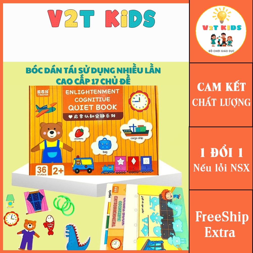 Học liệu bóc dán Montessori cho bé
