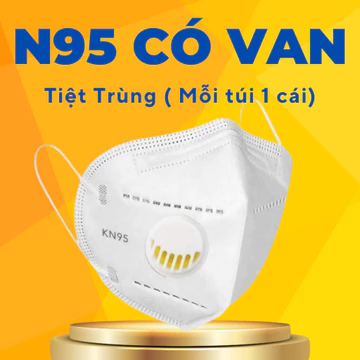 [Combo 300 cái] Khẩu trang N95 Có Van kháng khuẩn chính hãg côngty chống bụi mịn PM2.5 khẩu trang người lớn quai to