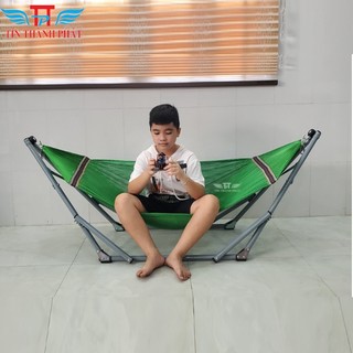Võng xếp em bé Tín Thành Phát  an toàn, êm ái, gấp gọn tiện lợi, khung chắc chắn, dễ dàng di chuyển