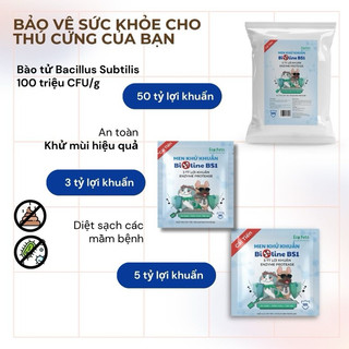 [500gr] Men khử khuẩn, khử mùi cát vệ sinh Bioline BS1 Ecoet cao cấp