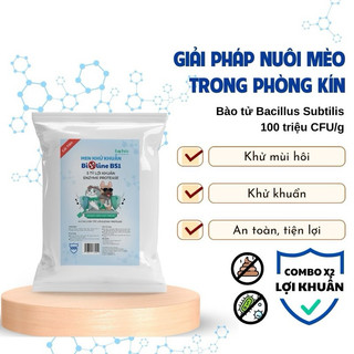 [500gr] Men khử khuẩn, khử mùi cát vệ sinh Bioline BS1 Ecoet cao cấp