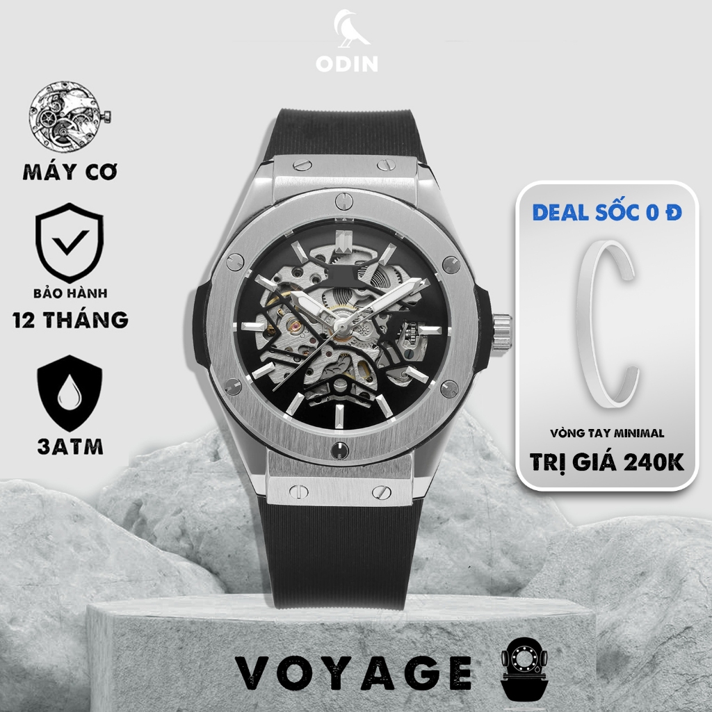 Đồng hồ VOYAGE – Form Classic Diver lộ cơ - Máy cơ lộ máy | Shopee Việt Nam
