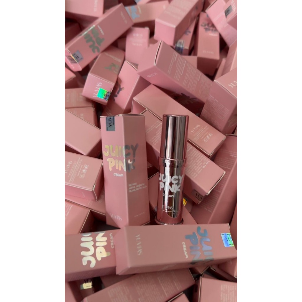 Ảnh Kem làm hồng ti, hồng nhũ hoa, bikini, dưỡng ẩm, mềm ti JUICY PINK, dung tích 5gr - YUVIAS, che tên sp 3
