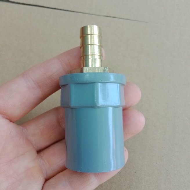 Đầu chuyển đổi từ ống PVC 27 ra nối đuôi chuột 6mm,8mm,10mm,12mm,14mm ...