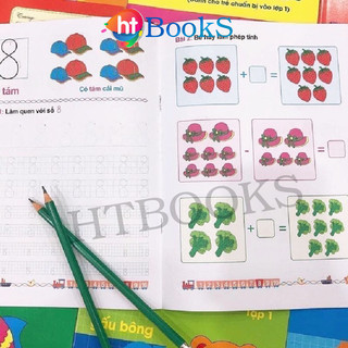 Sách-Bộ 10 Quyển Luyện Viết Tập Tô Chữ Mẫu Giáo Mầm Non Khởi Đầu Tập Viết Cho Bé 3 4 5 Tuổi Tặng 2 Bút Chì+ Gọt+ Tẩy