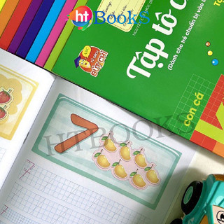 Sách-Bộ 10 Quyển Luyện Viết Tập Tô Chữ Mẫu Giáo Mầm Non Khởi Đầu Tập Viết Cho Bé 3 4 5 Tuổi Tặng 2 Bút Chì+ Gọt+ Tẩy