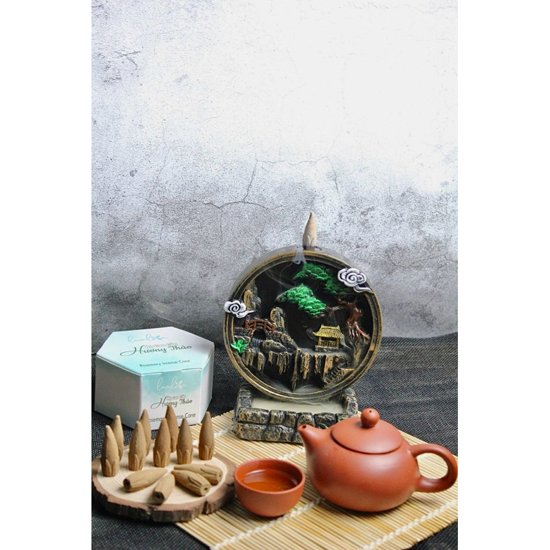 Trầm nụ Rosemary Lam Lam nụ khói ngược tự nhiên từ cây Hương Thảo