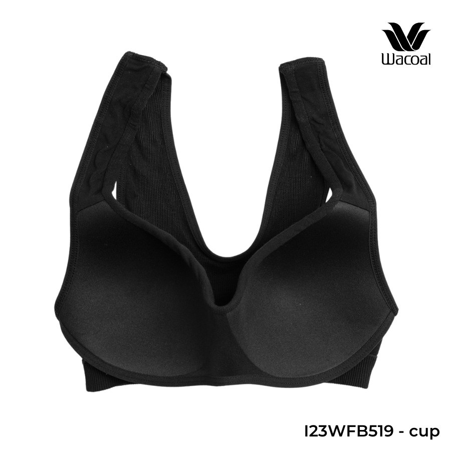 Áo lót Wacoal Lecien I23WFB519 Power Shape không gọng, mút mỏng, tàng hình tạo dáng thon gọn - 23WFB519 smart size