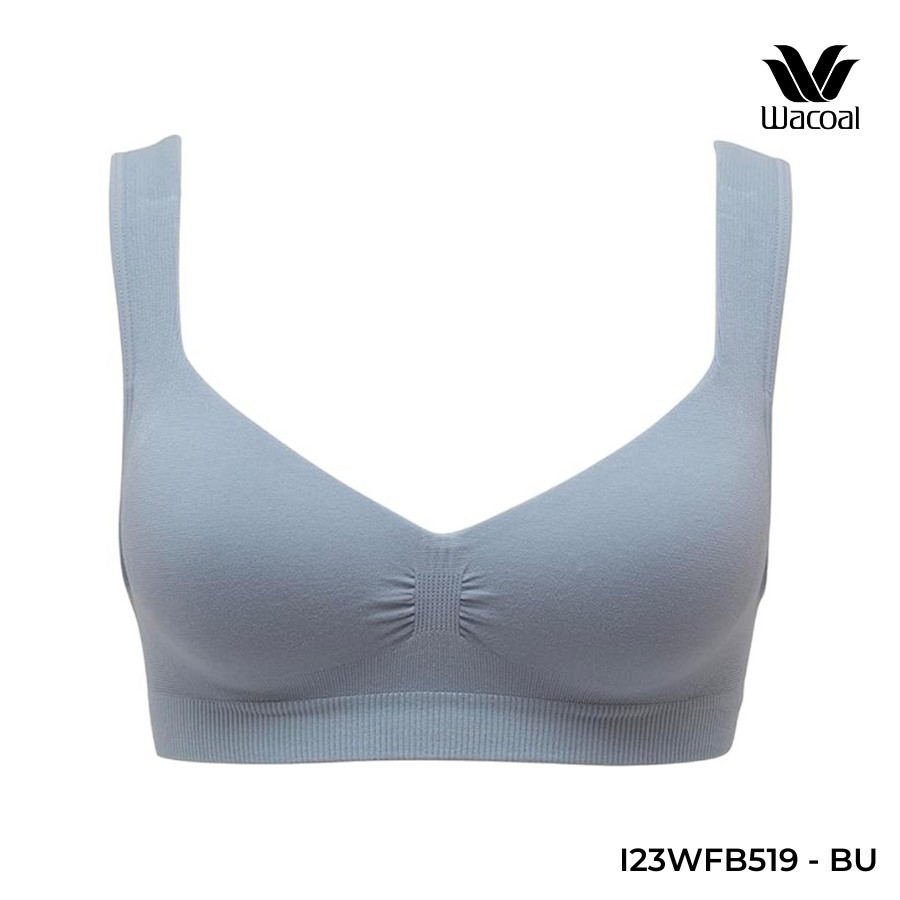 Áo lót Wacoal Lecien I23WFB519 Power Shape không gọng, mút mỏng, tàng hình tạo dáng thon gọn - 23WFB519 smart size