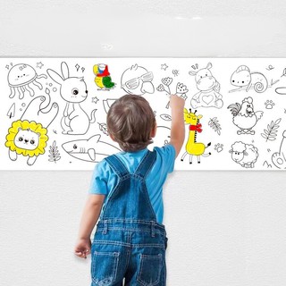 Tranh Tập Tô Màu Dán Tường 3M Cho Bé, Có Thể Cắt Hình Dán Làm Kỉ Niệm, Keo Đặc Biệt Có Sẵn Mặt Sau Của Giấy 89017