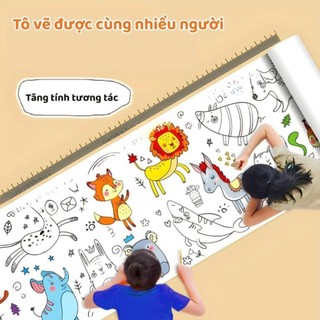 Tranh Tập Tô Màu Dán Tường 3M Cho Bé, Có Thể Cắt Hình Dán Làm Kỉ Niệm, Keo Đặc Biệt Có Sẵn Mặt Sau Của Giấy 89017