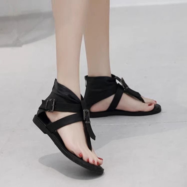 [Chính hãng] Giày sandal chiến binh nữ CAILUOYA xỏ ngón cài khóa basic sang trọng, giày boot nữ LAL44 - Laylalay.n