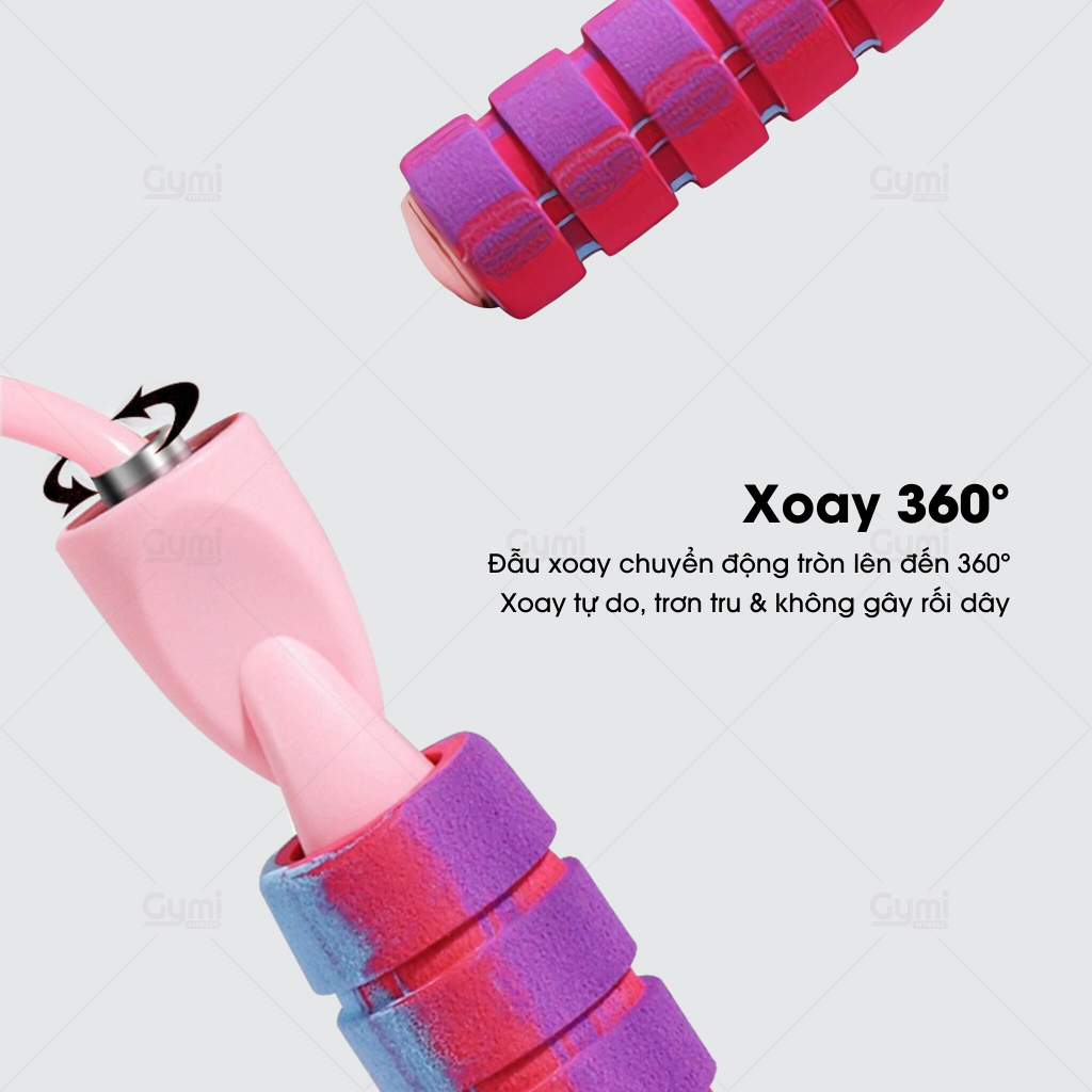 Dây Nhảy Thể Dục Đàn Hồi Không Dây, Có Điều Chỉnh Hỗ Trợ Luyện Tập Thể Thao Tiện Lợi Tại Nhà - DN03