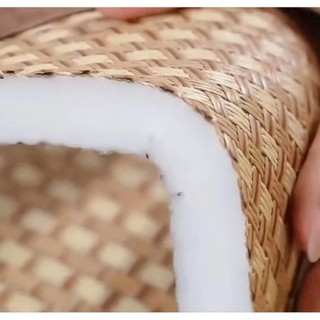 🌄GIẢM SỐC🌄 Nệm Chiếu Mây Lụa Phong Cách Nhật Bản, Nệm Mây Tự Nhiên Điều Hòa Nằm Thoáng Mát, Êm Ái