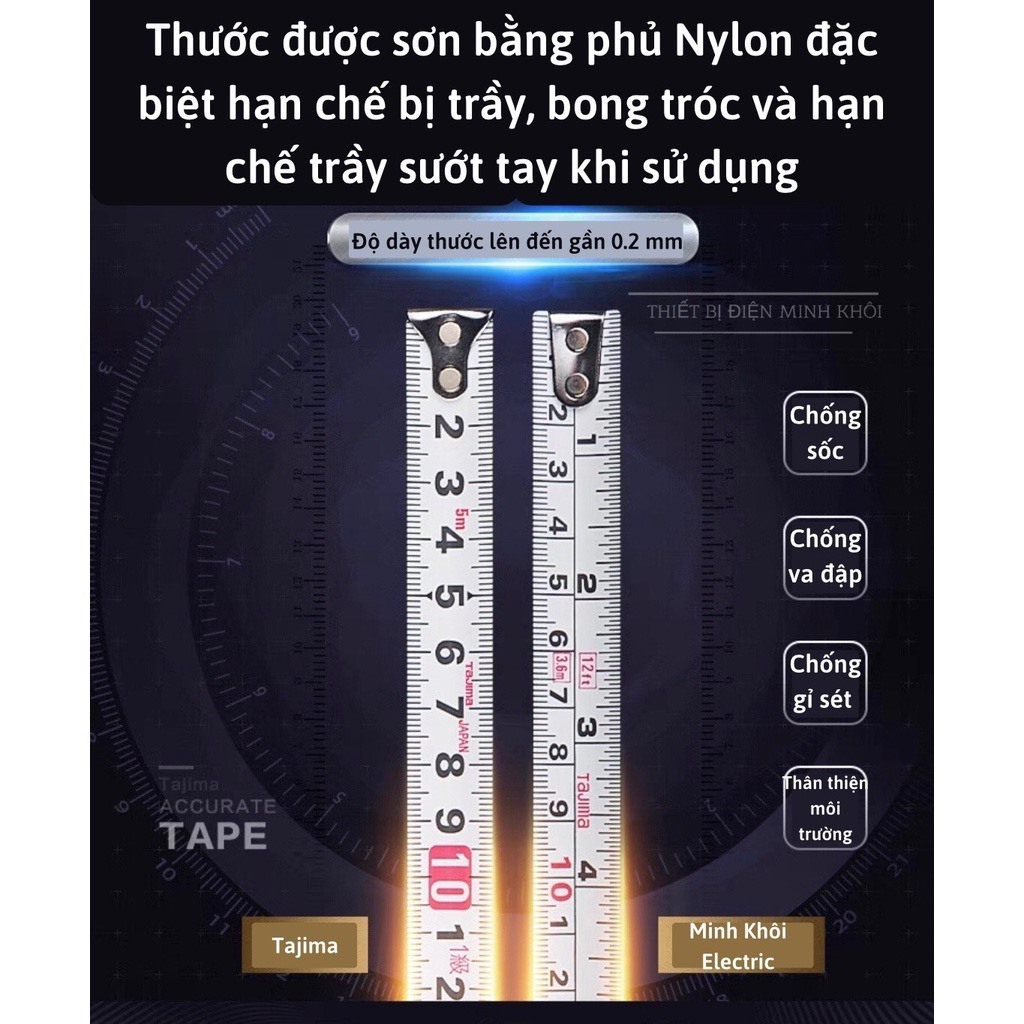 Thước cuộn JSJL,thước cuộn thép,thước thép cuộn,thước kéo chống va đập,thước cuộn bọc,thước mét,thước rút,thước dây