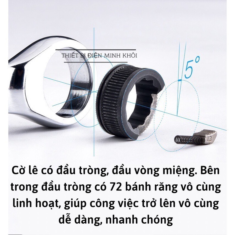 Cờ lê gật gù tự động,cờ lê đảo chiều,cờ lê đa năng,cờ lê chòng,cờ lê xoay,cờ lê vòng miệng,cờ lê lắc léo,cà lê gật gù