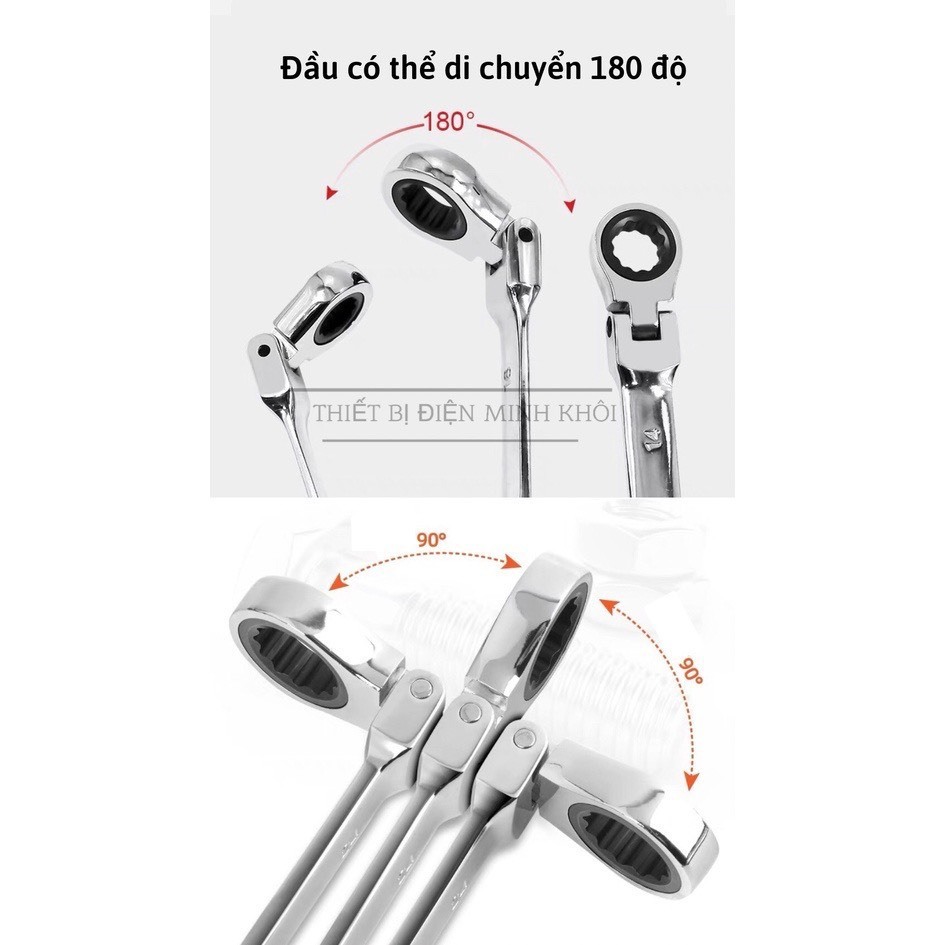 Cờ lê gật gù tự động,cờ lê đảo chiều,cờ lê đa năng,cờ lê chòng,cờ lê xoay,cờ lê vòng miệng,cờ lê lắc léo,cà lê gật gù
