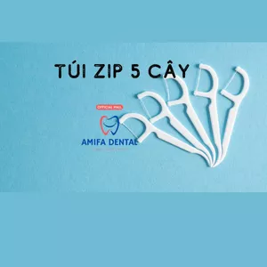 Túi Zip 5 Cây Tăm Chỉ Nha Khoa