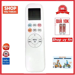 Điều khiển điều hòa đa năng casper NL-CP01, Remote máy lạnh casper mẫu đa năng dùng cho nhiều mẫu khiển khác nha casper