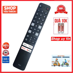 Điều khiển tivi TCL RC901V FMRA không giọng nói thay thế mẫu có giọng nói,Tặng kèm pin mới 100%bh 3 tháng