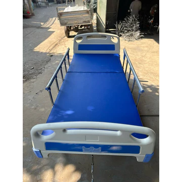 GIƯỜNG BỆNH 1 TAY QUAY SẮT SƠN TĨNH ĐIỆN ĐH (Không Bánh Xe)