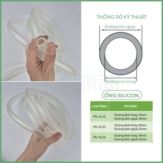 Ống Nước Chống Gập Các Loại - Ông Nối Đầu In Out Lọc Thùng - Ống Thay Nước Bể Cá