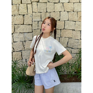 Áo Thun Nữ Baby Tee "Love Summer " - Kraken Drk 250gsm cotton 2 chiều.