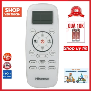 Điều khiển điều Hòa máy lạnh Hisense DG11L1-03 DG11L1-01 DG11L1-04 hàng mới 100% - Tặng kèm pin !