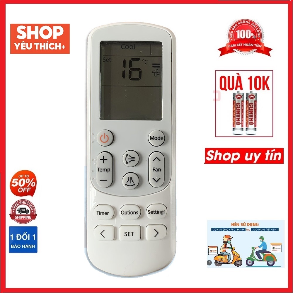 Điều khiển điều hòa samsung đa năng NL-SS084 kèm hộp dùng cho nhiều mẫu khiển khác nhau