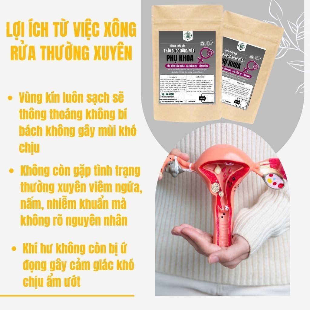 Túi Lọc Thảo Dược Xông Rửa Phụ Khoa -Bội Lan Đường- Vệ Sinh, Giảm Ngứa, Khử Mùi. Chống Khí Hư, Làm Hồng Se Khít 20 Bich