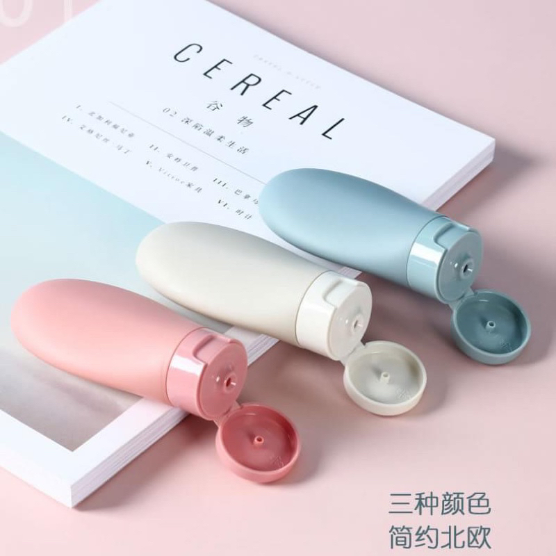 Set 3 Lọ Chiết Mỹ Phẩm - Dầu Gội - Sữa Tắm Du Lịch 60ml