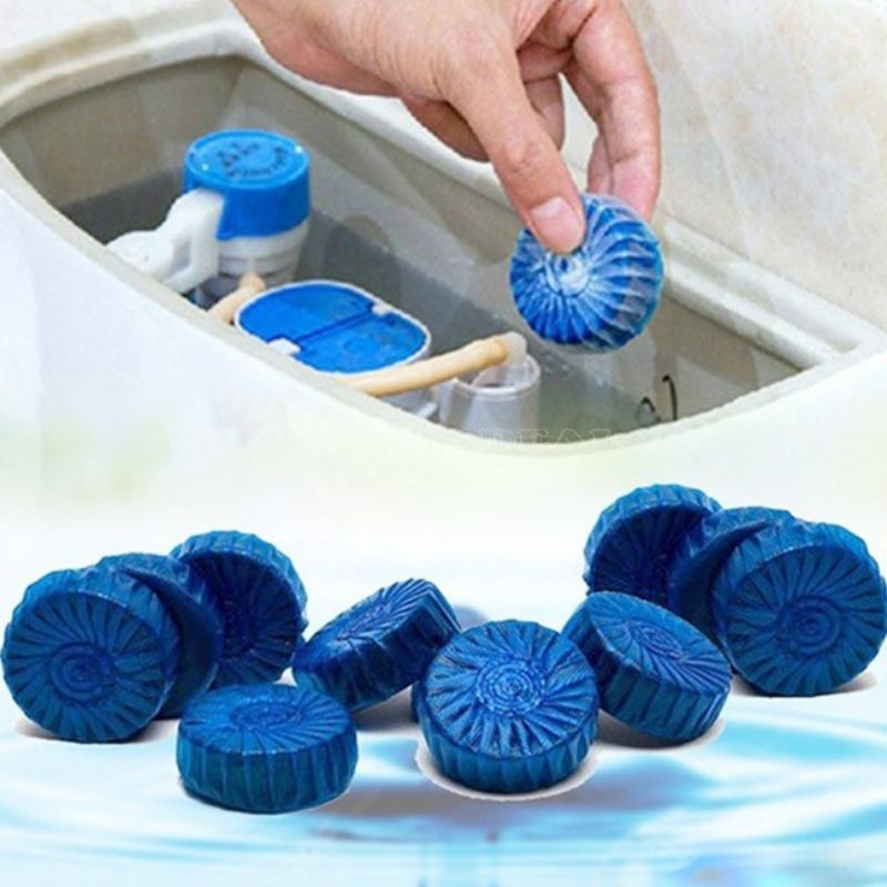 Viên Thả Bồn Cầu Túi 10 Viên Khử Mùi và Diệt Khuẩn Bồn vệ sinh