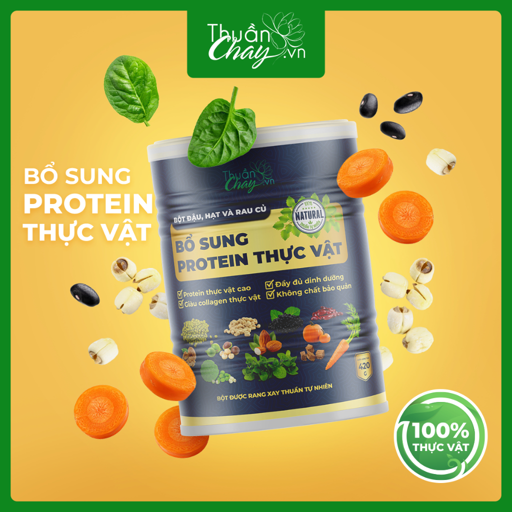 Thuần Chay - Review Bột Ngũ Cốc Rau Củ Bổ Sung Protein Thực Vật Thuần Chay (500g)