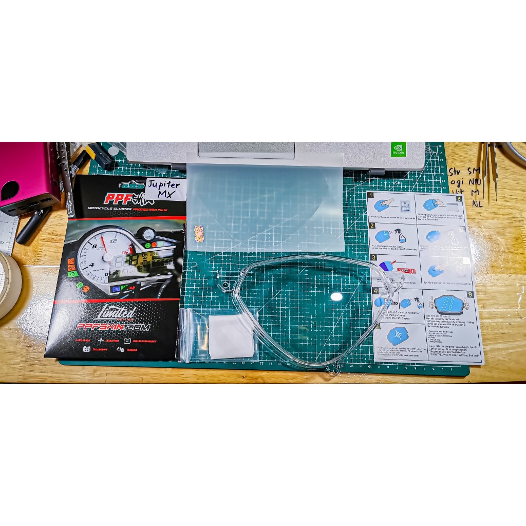 PPF xe JUPITER MX, jupiter mx.... UPPF dán bảo vệ mặt đồng hồ xe , xước tự phục hồi vết xước dâm
