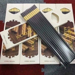 Đũa Sừng Khảm Vàng HOÀNG GIA Phong Cách Nhật Bản (Hộp 10 Đôi)