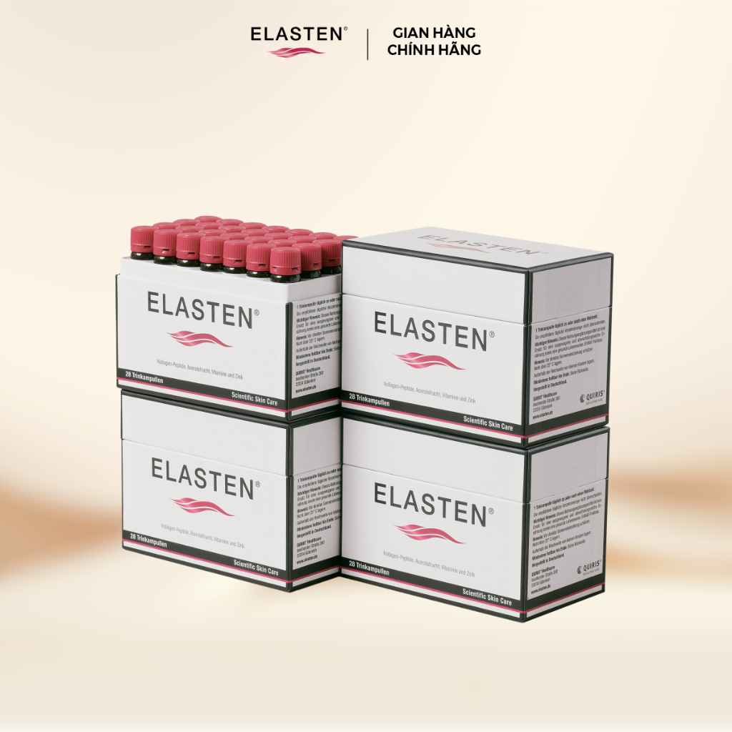 Ảnh Bộ 4 Hộp Collagen Elasten Giúp Da Căng Mịn, Chống Lão Hóa, Tóc Chắc Khỏe - Collagen Từ Đức 3