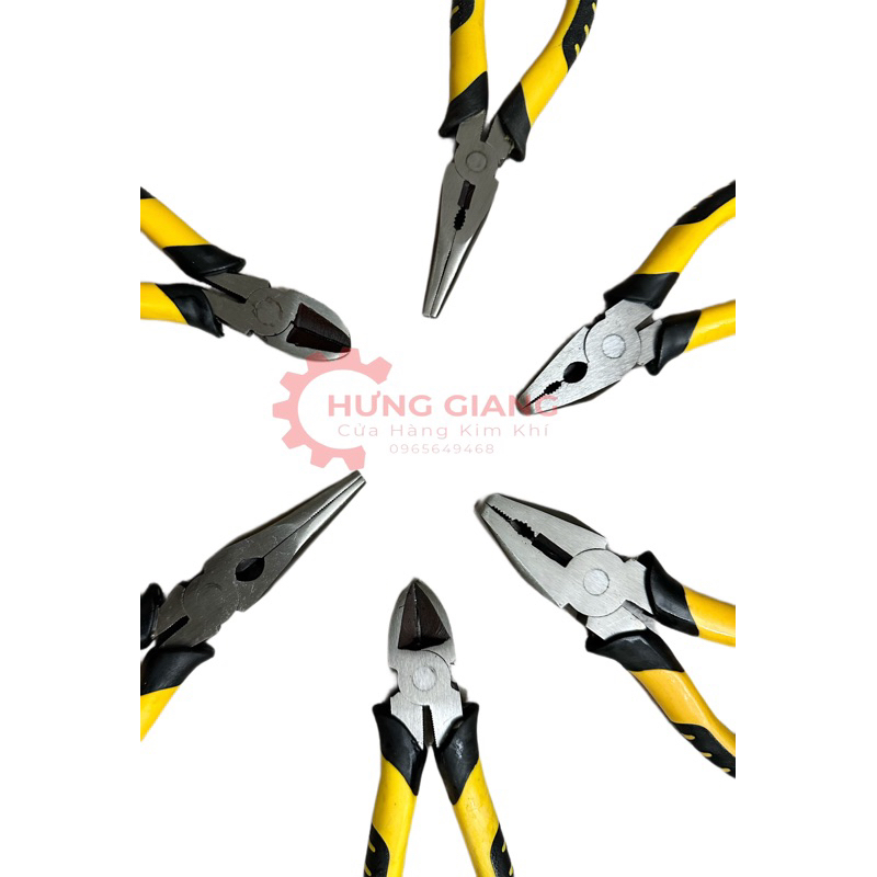 Kìm Điện, kìm Nhọn, Kìm Cắt 6inch 8inch đa năng Chuyên dụng