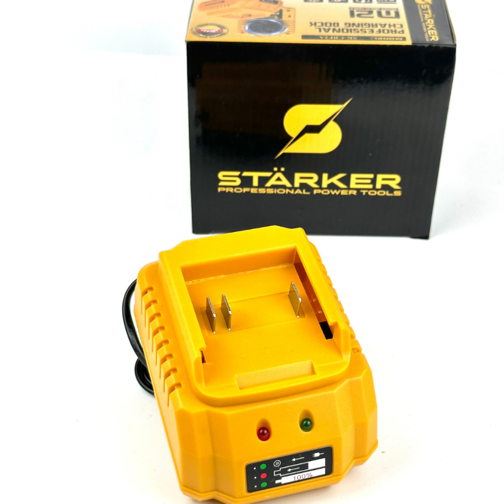 Sạc Nhanh 2A STARKER Có Quạt Gió Trong Mạch Chân Pin Phổ Thông M21
