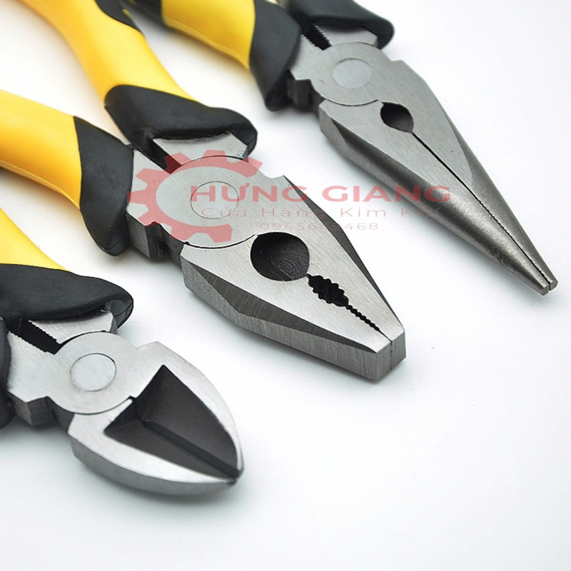 Kìm Điện, kìm Nhọn, Kìm Cắt 6inch 8inch đa năng Chuyên dụng