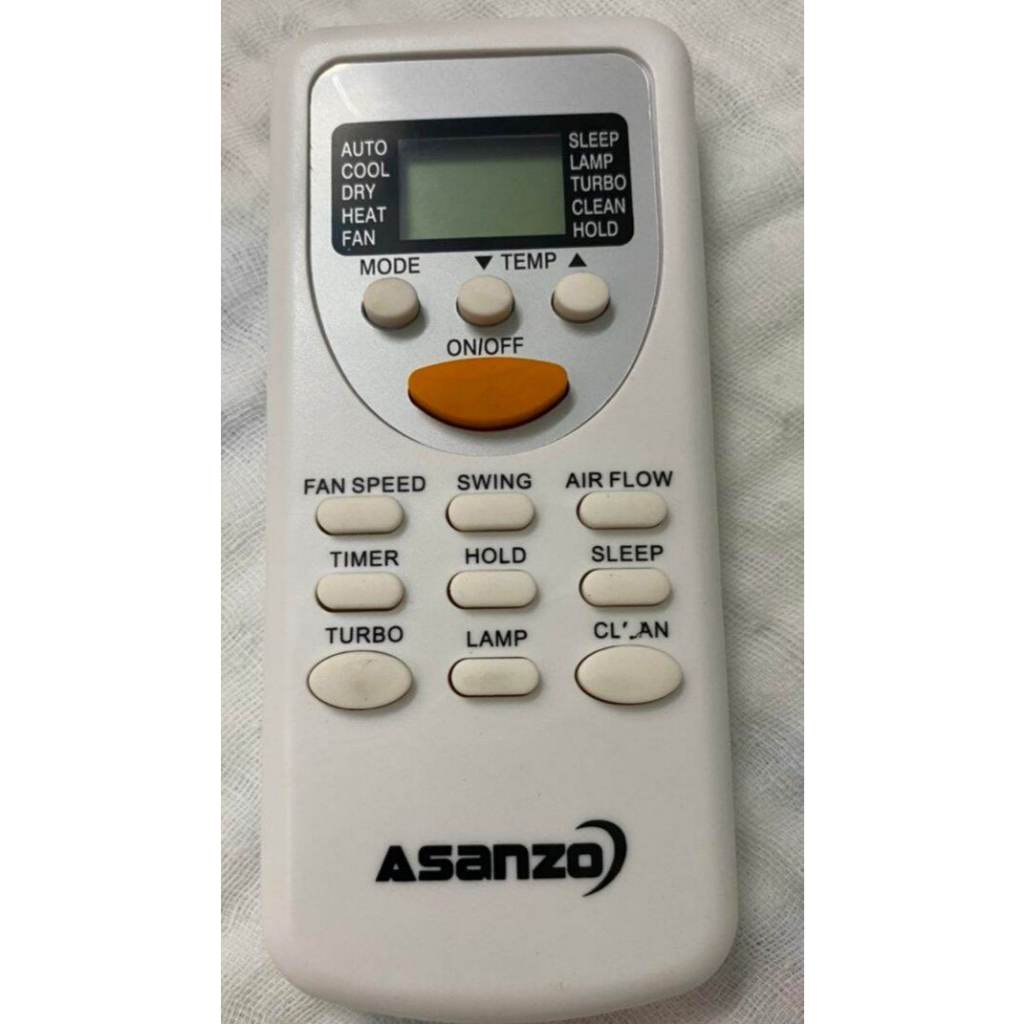 Asanzo nút cam - Remote điều khiển máy lạnh điều hòa Asanzo nút cam ...