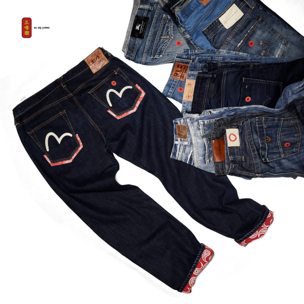 QUẦN JEANS NAM 2HAND NHẬT (LƯNG 78CM - 80CM) (QUẦN BÒ ) | Shopee Việt Nam
