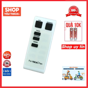 Điểu khiển quạt hatari , Remote điều khiển quạt hatari hàng mới - tặng kèm pin !