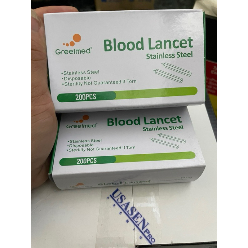 Kim lấy mụn Kim chích máu Blood Lancet Hộp 200 cây Kim Chích Lễ Mụn