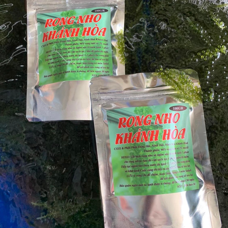 RONG NHO TÁCH NƯỚC GÓI 100G NỞ RA 300G | Shopee Việt Nam
