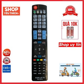 Điều Khiển TiVi LG RM-L930 loại dài tương thích tốt với điều khiển zin theo máy giá tốt .Tặng pin - Remote tivi LG L930