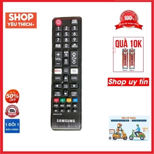Điều khiển tivi SamSung BN59-01315D loại ngắn tương thích tất cả các dòng tivi samsung smart internet hiện nay- Tặng pin