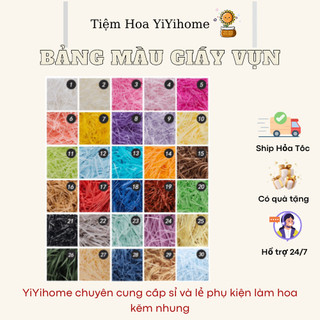 [50GR] Giấy Rơm - Giấy Vụn - Giấy Rối Lót Hộp Quà , Trang Trí Quà Lưu Niệm YIYIHOME