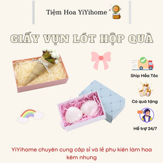[50GR] Giấy Rơm - Giấy Vụn - Giấy Rối Lót Hộp Quà , Trang Trí Quà Lưu Niệm YIYIHOME